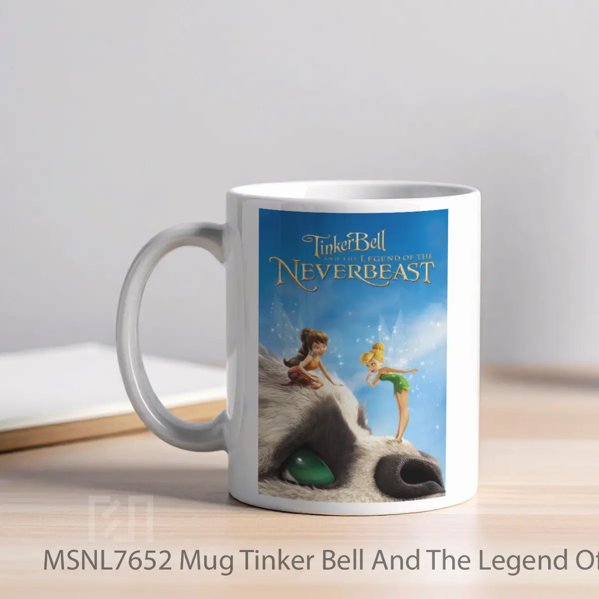 Mug Tinker Bell And The Legend Of The Neverbeast Gelas Keramik Tema Film MSNL7652 - Tampak Kiri