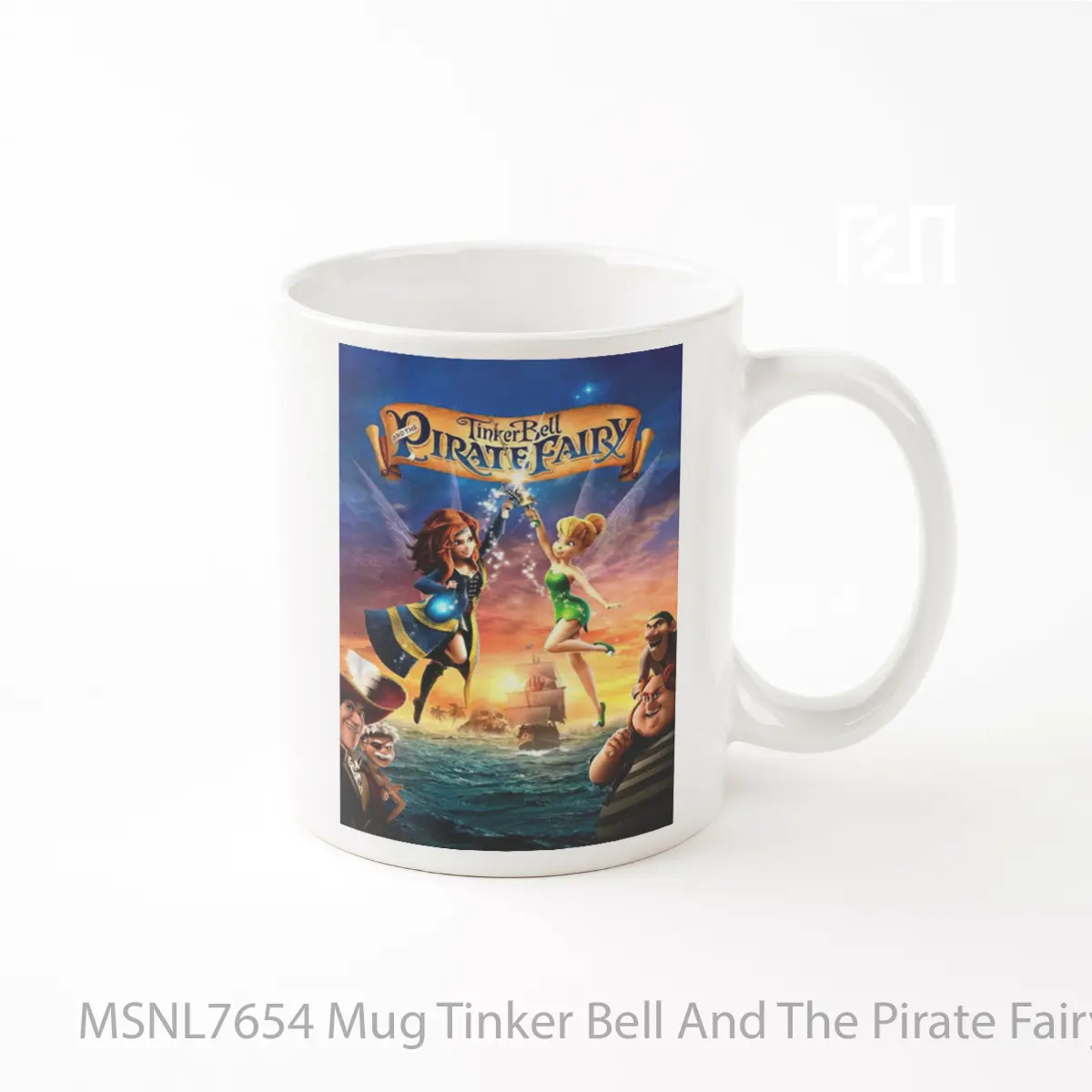 Mug Tinker Bell And The Pirate Fairy Gelas Keramik Tema Film MSNL7654