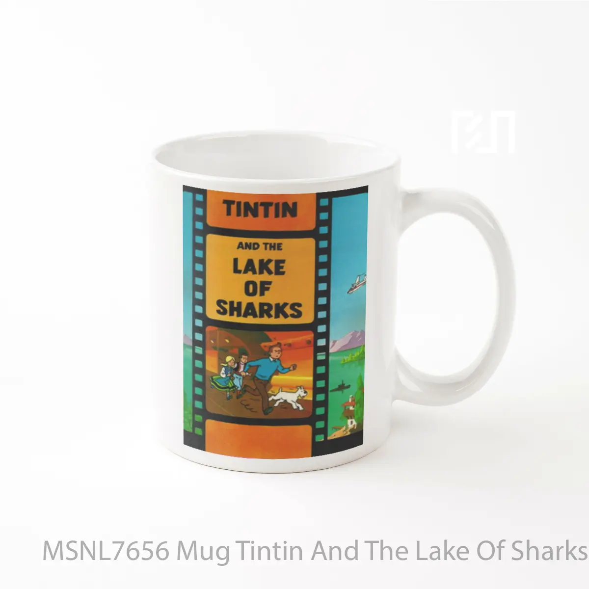 Mug Tintin And The Lake Of Sharks Gelas Keramik Tema Film MSNL7656