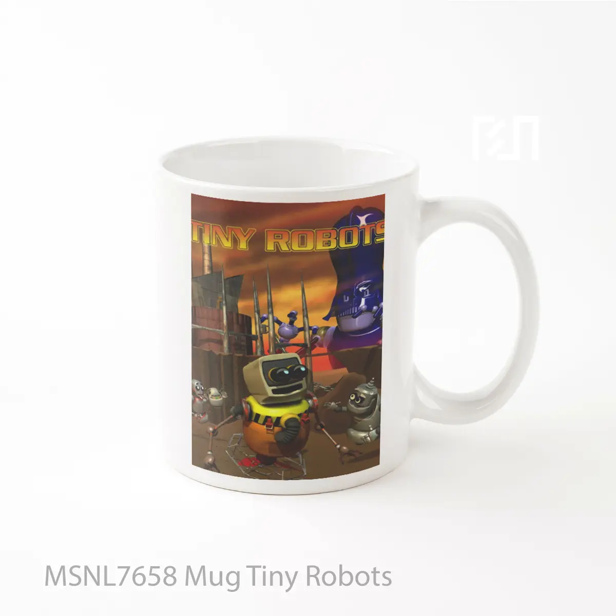 Mug Tiny Robots Gelas Keramik Tema Film MSNL7658