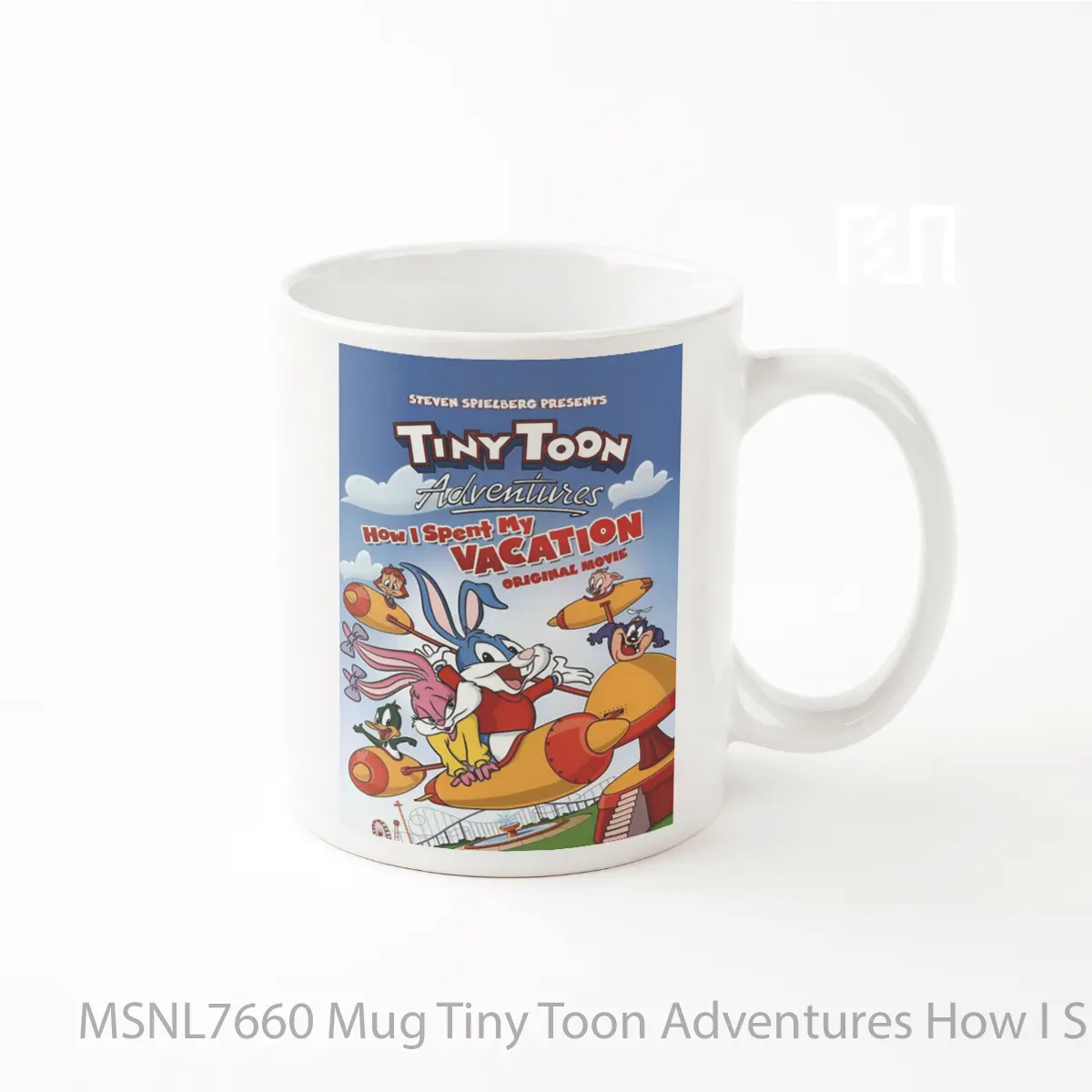 Mug Tiny Toon Adventures How I Spent My Vacation Gelas Keramik Tema Film MSNL7660