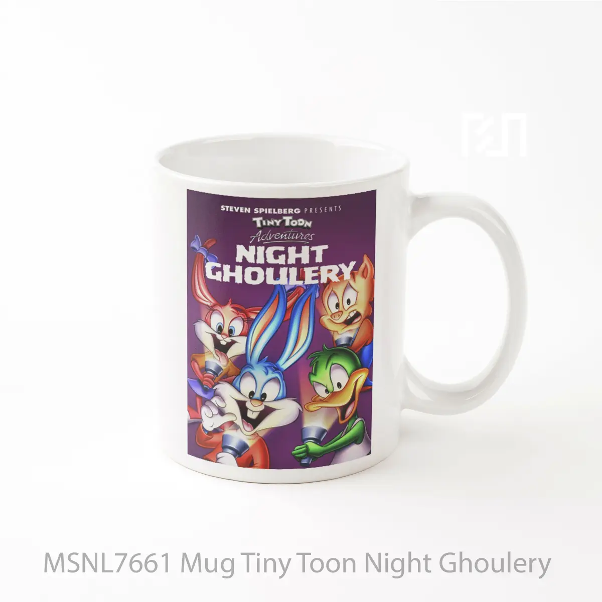 Mug Tiny Toon Night Ghoulery Gelas Keramik Tema Film MSNL7661