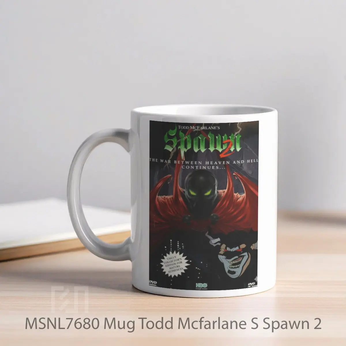 Mug Todd Mcfarlane S Spawn 2 Gelas Keramik Tema Film MSNL7680 - Tampak Kiri