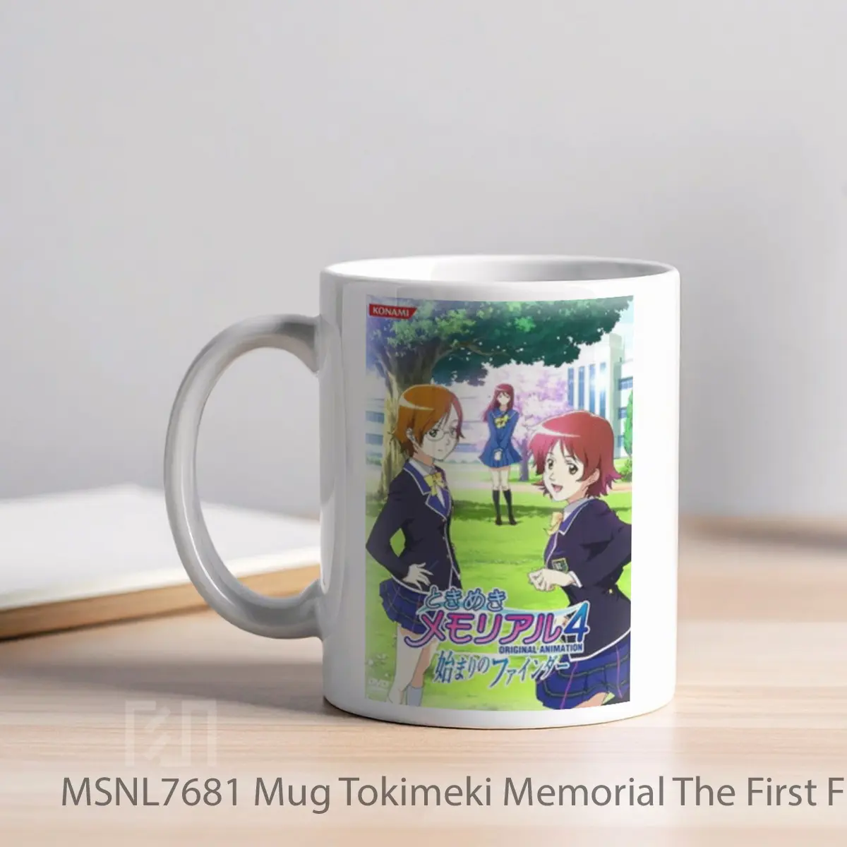 Mug Tokimeki Memorial The First Finder Gelas Keramik Tema Film MSNL7681 - Tampak Kiri
