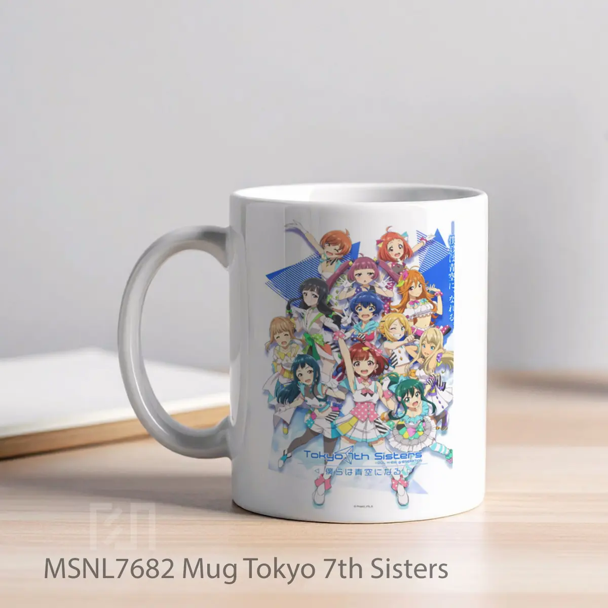 Mug Tokyo 7th Sisters Gelas Keramik Tema Film MSNL7682 - Tampak Kiri