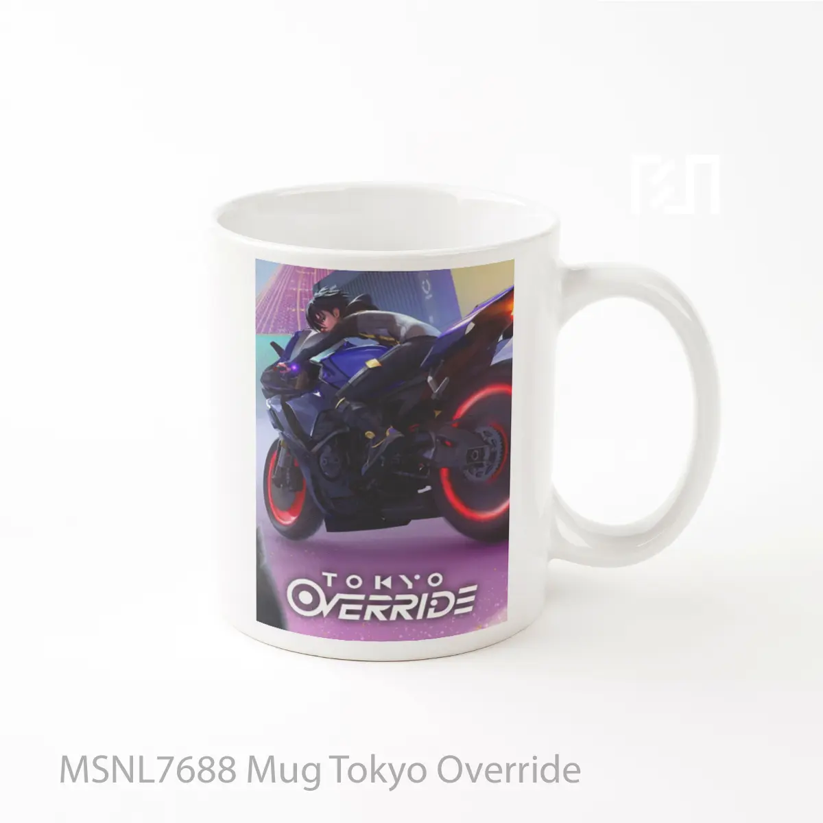 Mug Tokyo Override Gelas Keramik Tema Film MSNL7688