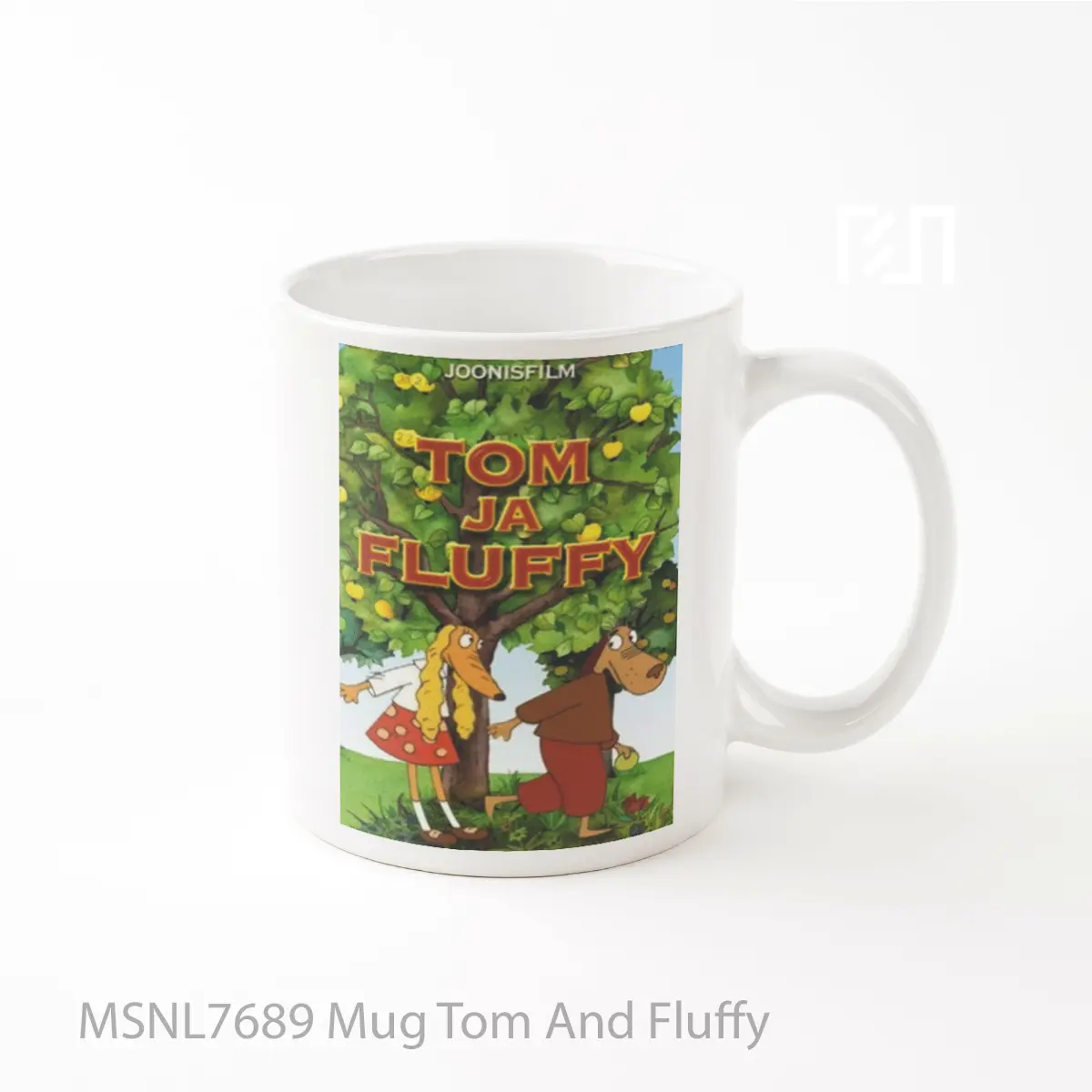 Mug Tom And Fluffy Gelas Keramik Tema Film MSNL7689