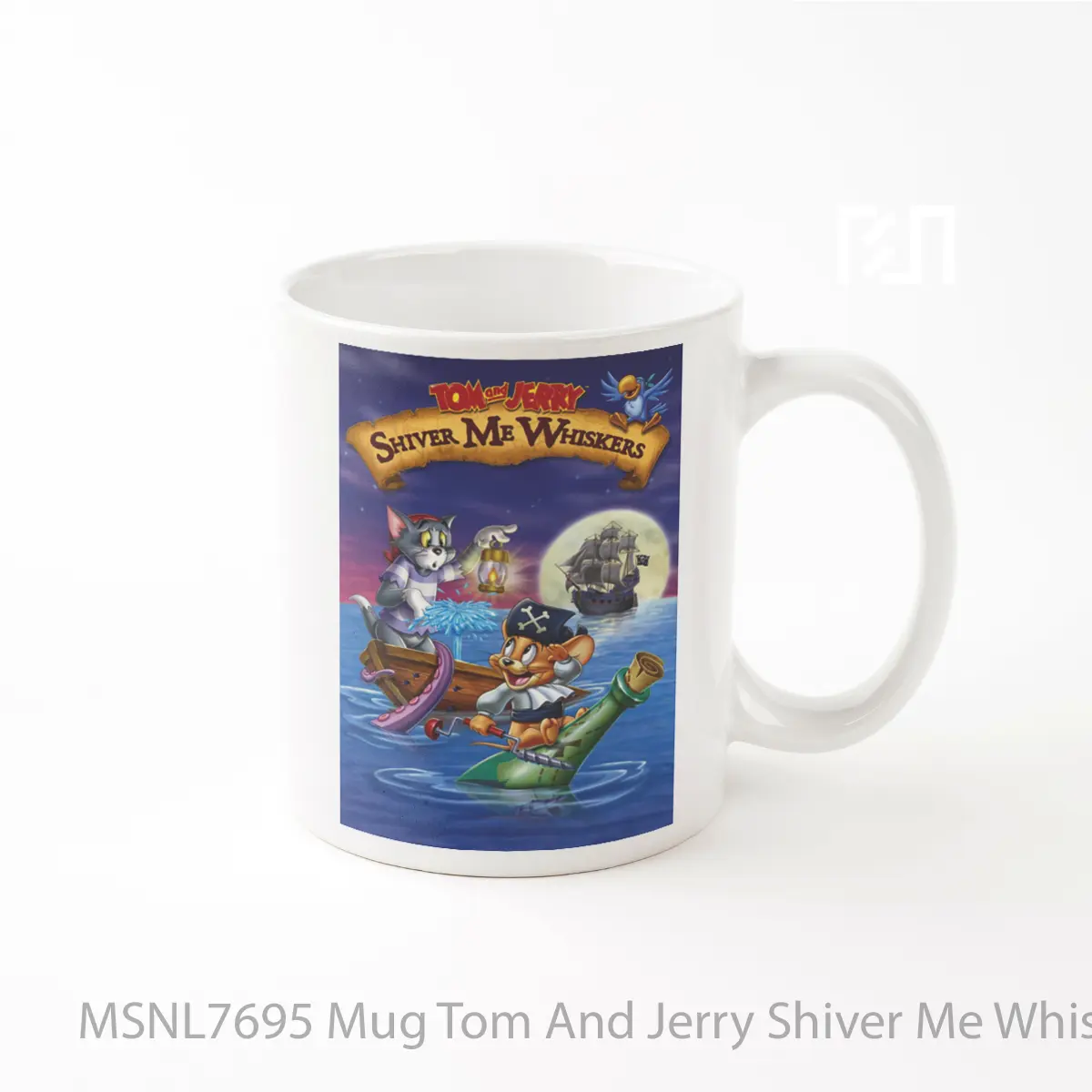 Mug Tom And Jerry Shiver Me Whiskers Gelas Keramik Tema Film MSNL7695