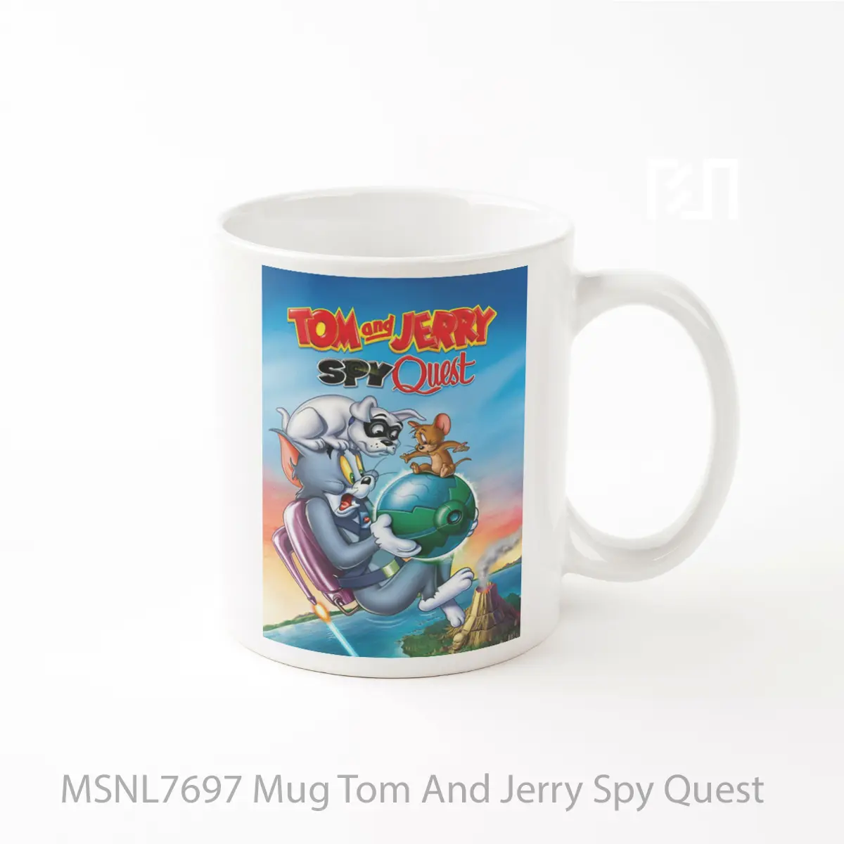 Mug Tom And Jerry Spy Quest Gelas Keramik Tema Film MSNL7697