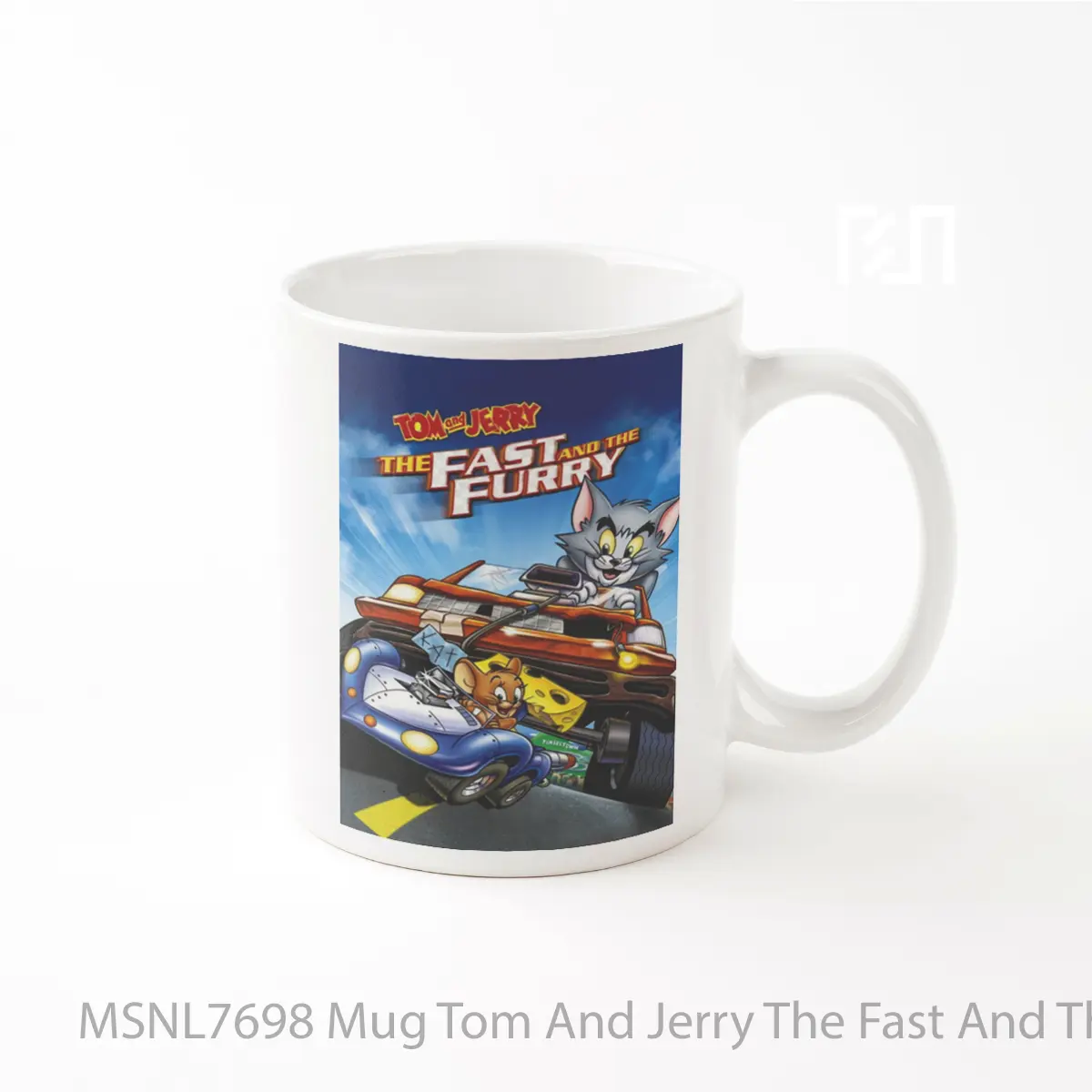 Mug Tom And Jerry The Fast And The Furry Gelas Keramik Tema Film MSNL7698
