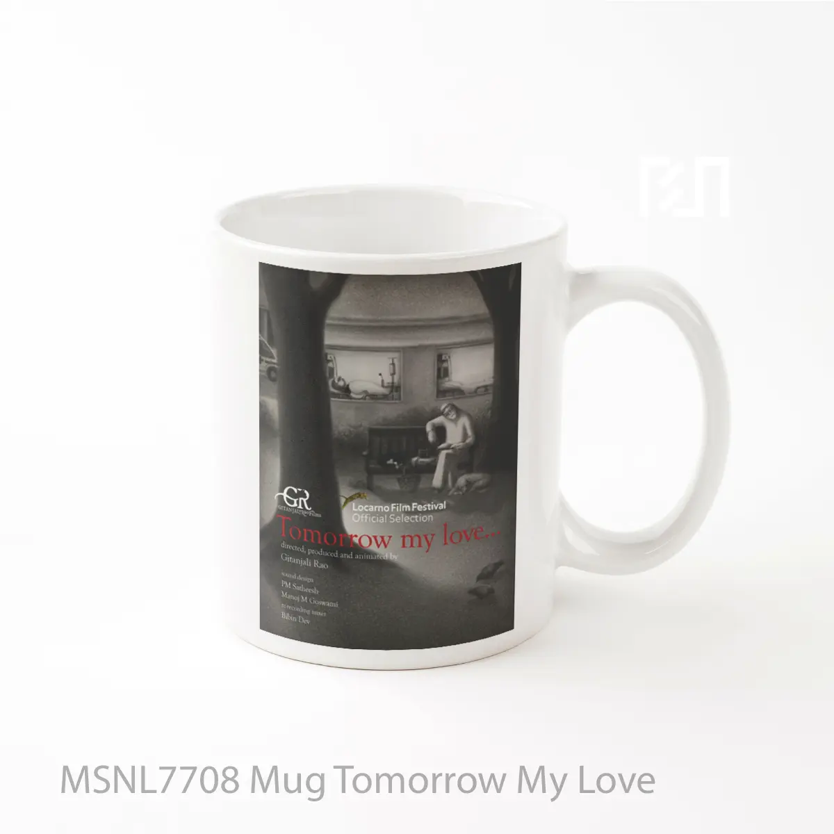 Mug Tomorrow My Love Gelas Keramik Tema Film MSNL7708