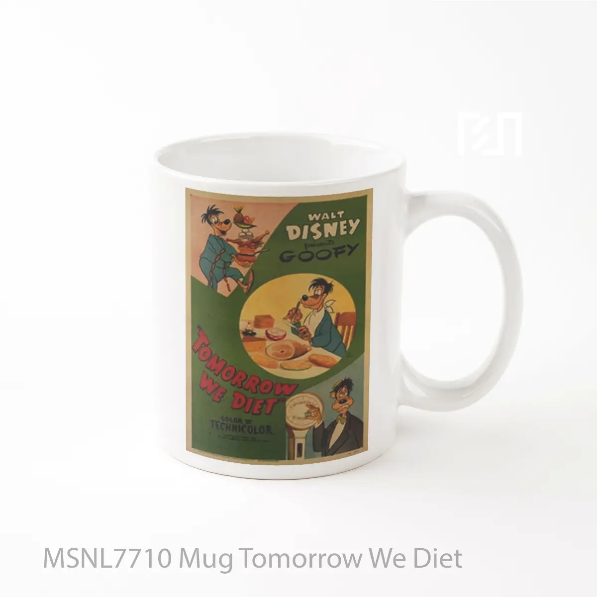 Mug Tomorrow We Diet Gelas Keramik Tema Film MSNL7710