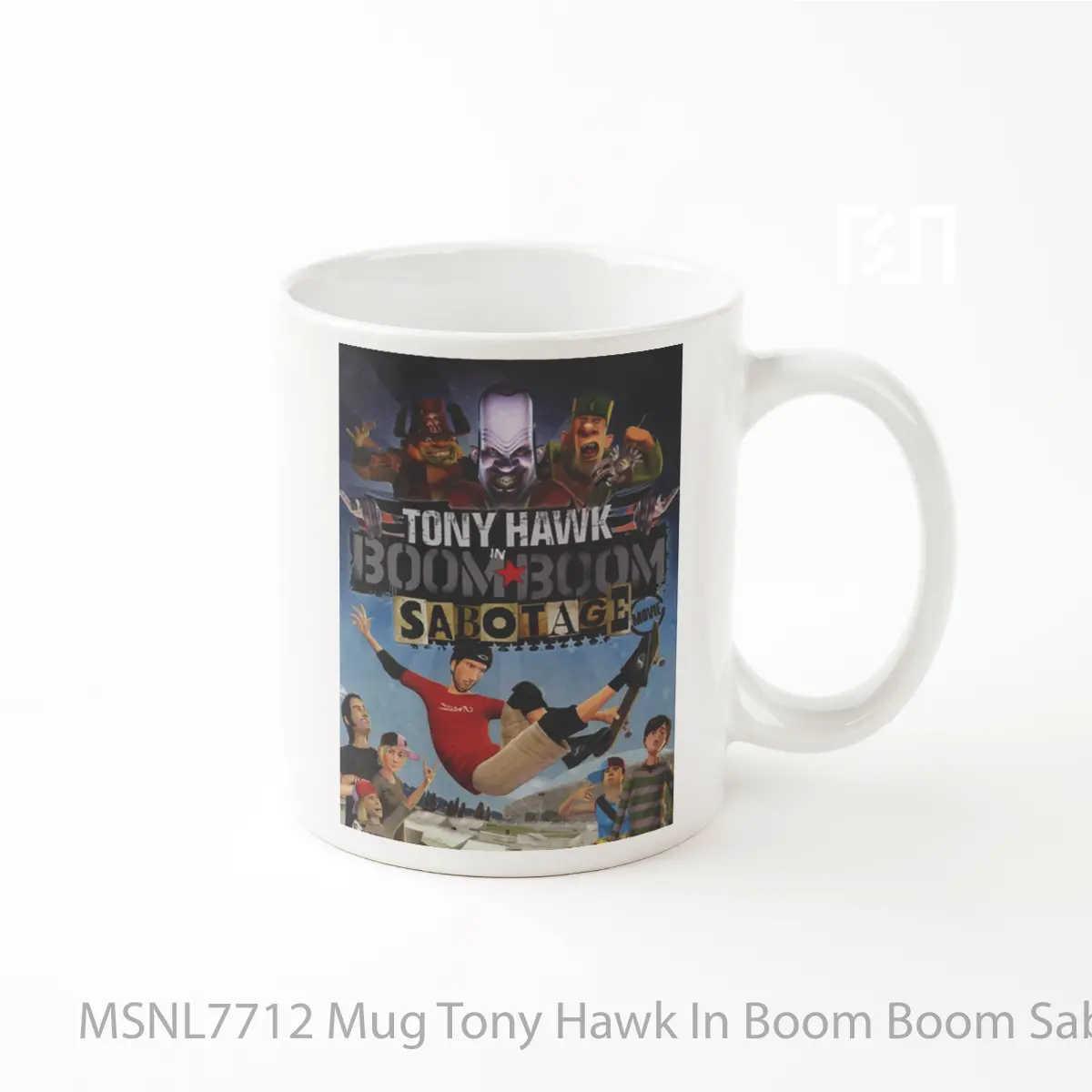 Mug Tony Hawk In Boom Boom Sabotage Gelas Keramik Tema Film MSNL7712