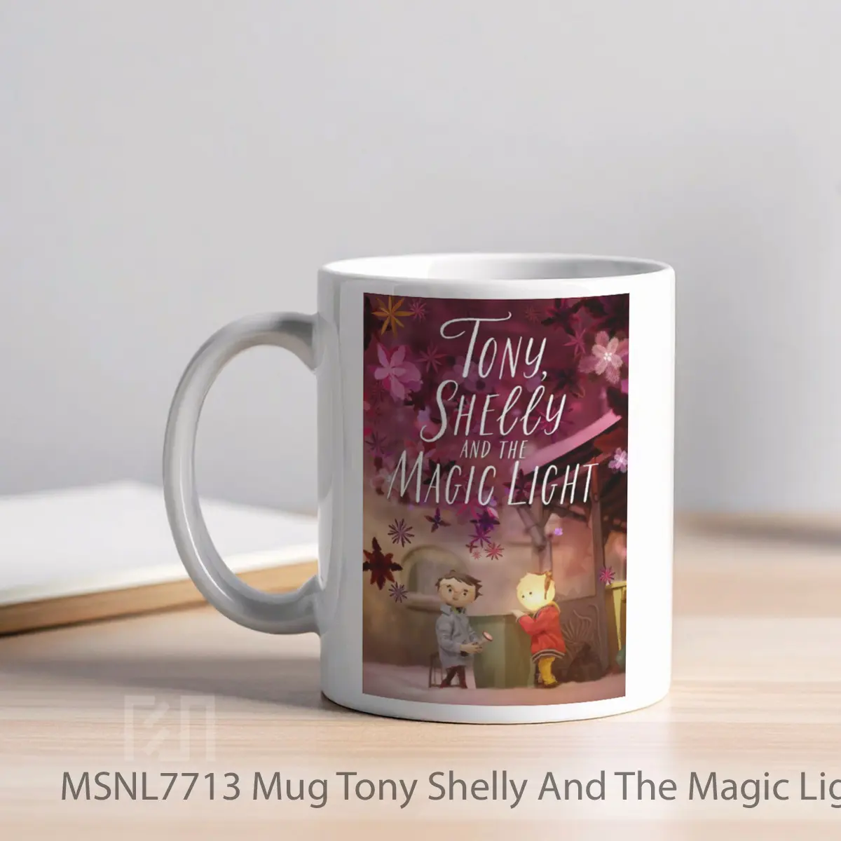 Mug Tony Shelly And The Magic Light Gelas Keramik Tema Film MSNL7713 - Tampak Kiri