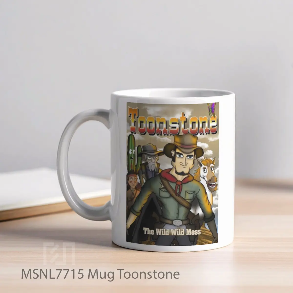 Mug Toonstone Gelas Keramik Tema Film MSNL7715 - Tampak Kiri