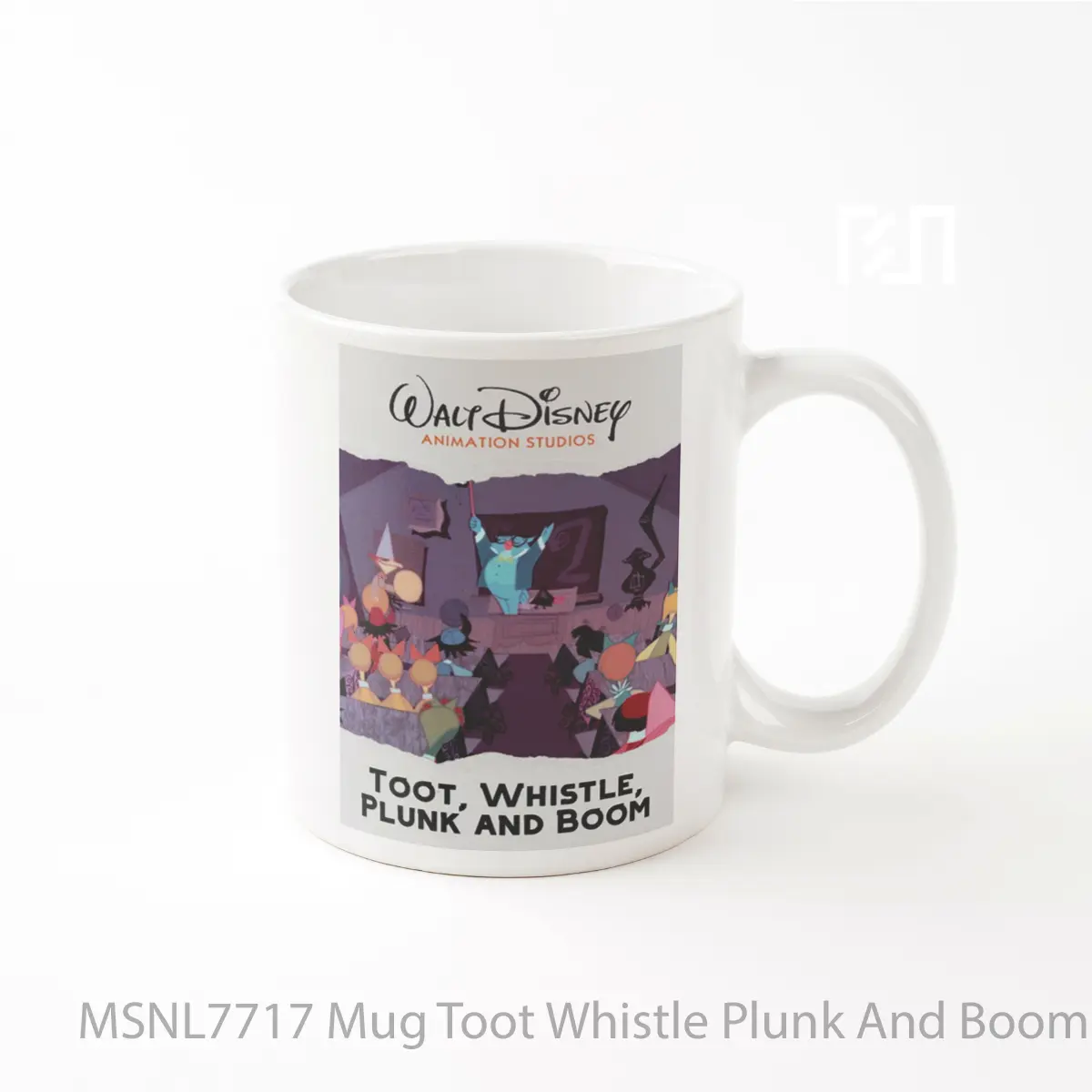 Mug Toot Whistle Plunk And Boom V1 Gelas Keramik Tema Film MSNL7717
