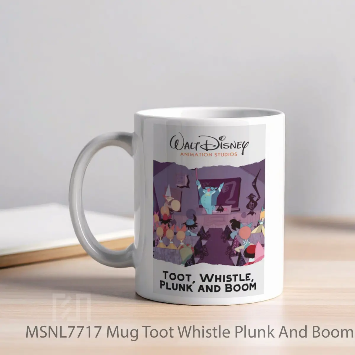 Mug Toot Whistle Plunk And Boom V1 Gelas Keramik Tema Film MSNL7717 - Tampak Kiri