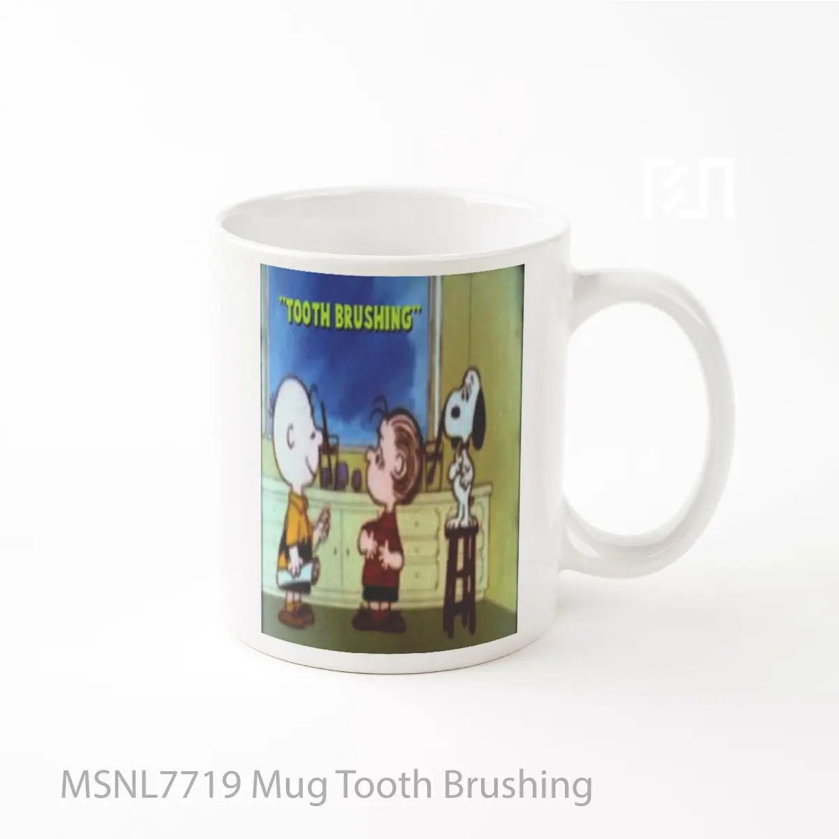 Mug Tooth Brushing Gelas Keramik Tema Film MSNL7719