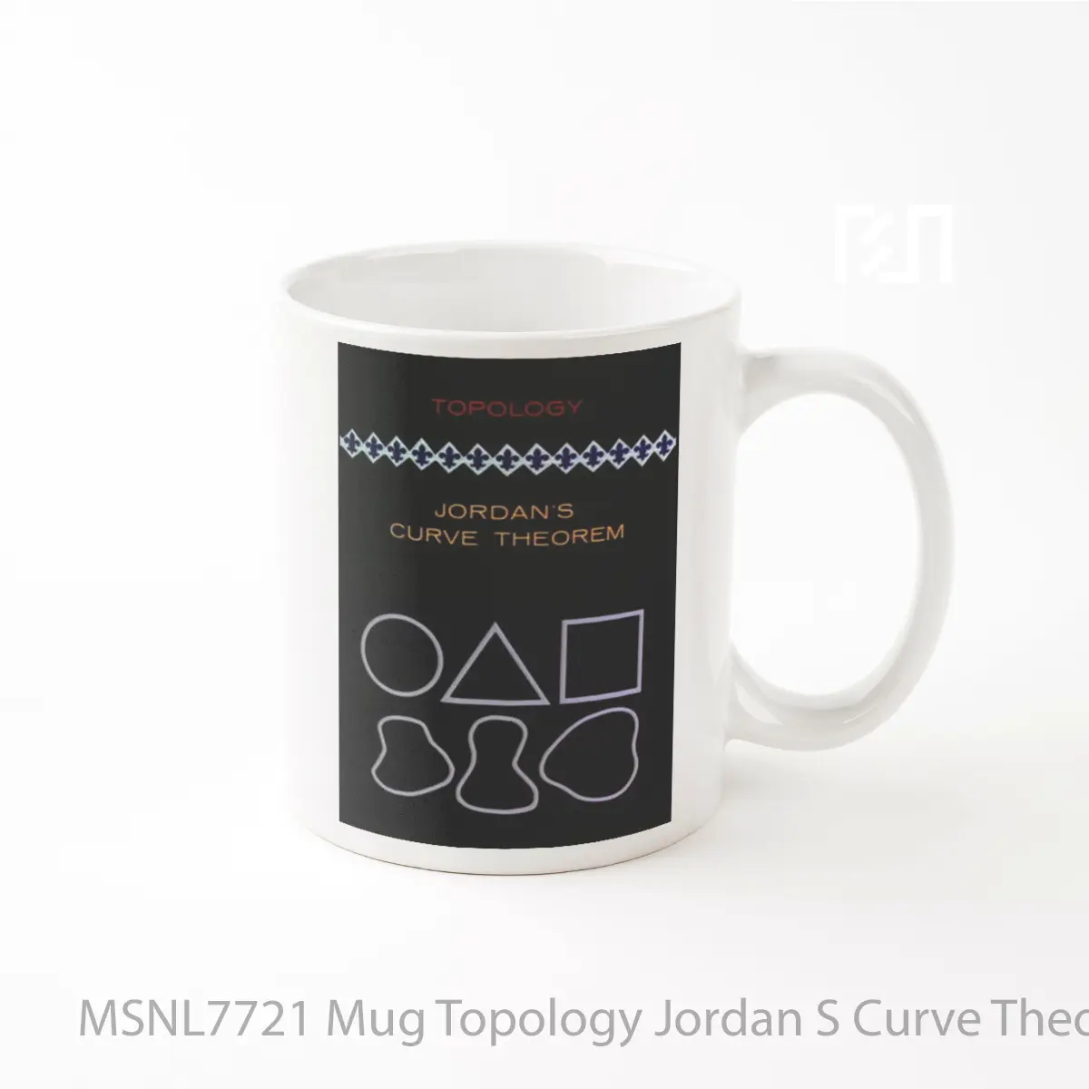 Mug Topology Jordan S Curve Theorem Gelas Keramik Tema Film MSNL7721