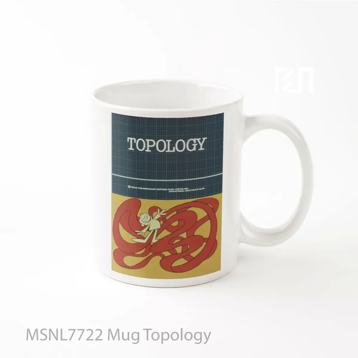 Mug Topology Gelas Keramik Tema Film MSNL7722
