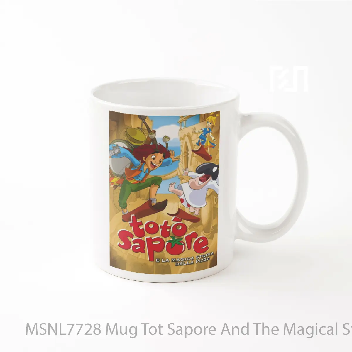 Mug Tot Sapore And The Magical Story Of Pizza Gelas Keramik Tema Film MSNL7728