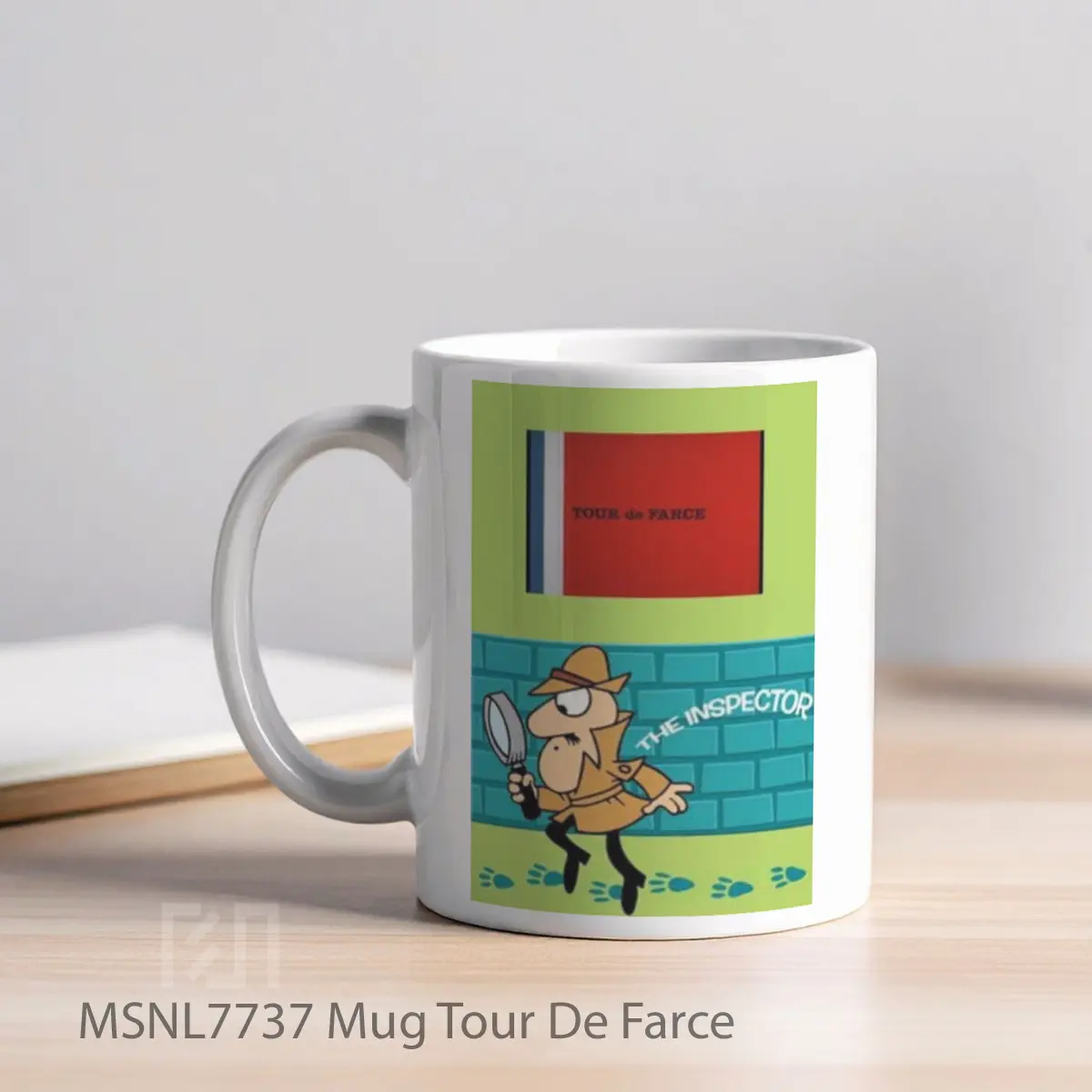 Mug Tour De Farce Gelas Keramik Tema Film MSNL7737 - Tampak Kiri