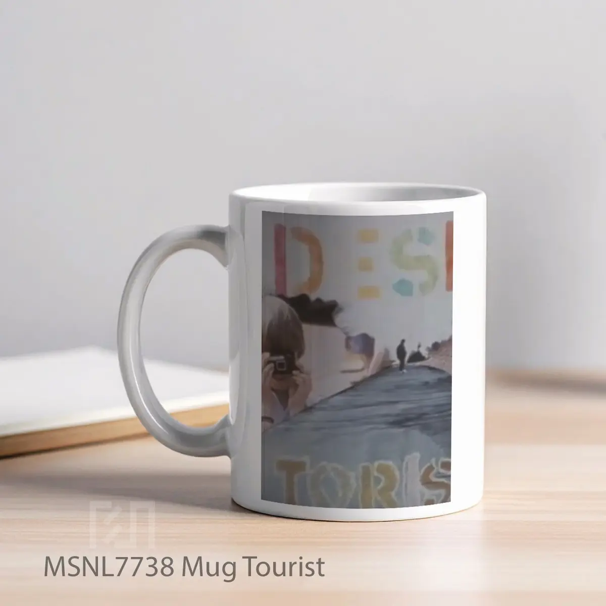 Mug Tourist Gelas Keramik Tema Film MSNL7738 - Tampak Kiri