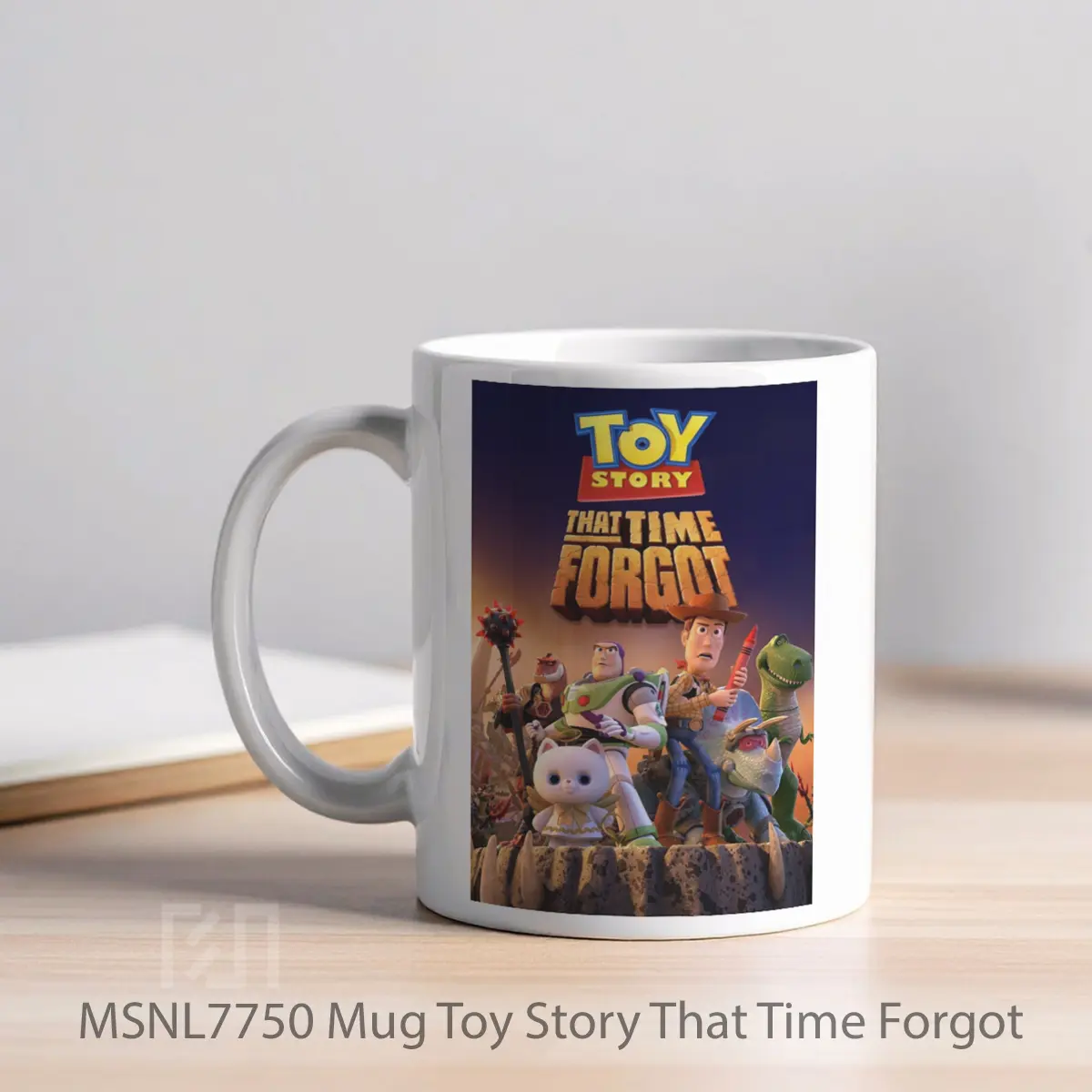 Mug Toy Story That Time Forgot Gelas Keramik Tema Film MSNL7750 - Tampak Kiri