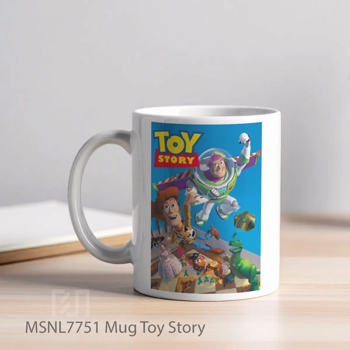 Mug Toy Story Gelas Keramik Tema Film MSNL7751 - Tampak Kiri