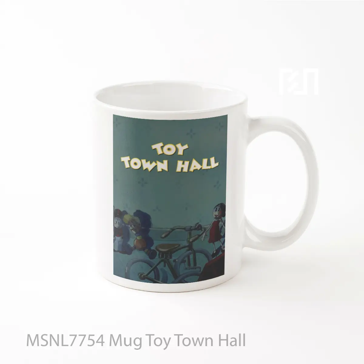 Mug Toy Town Hall Gelas Keramik Tema Film MSNL7754