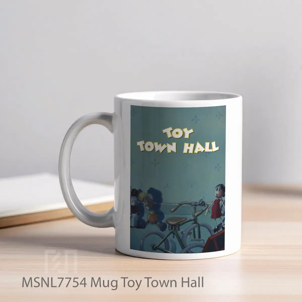 Mug Toy Town Hall Gelas Keramik Tema Film MSNL7754 - Tampak Kiri