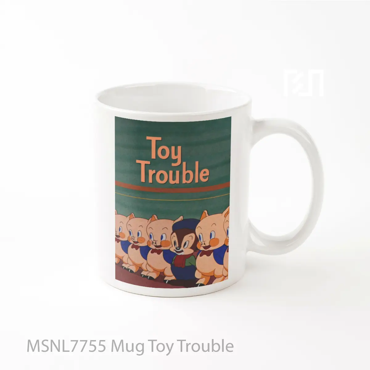Mug Toy Trouble Gelas Keramik Tema Film MSNL7755