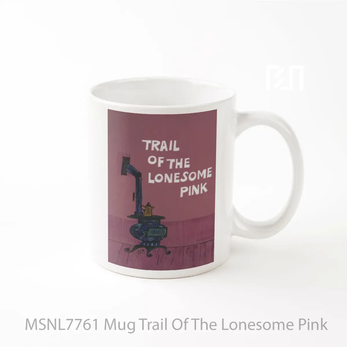 Mug Trail Of The Lonesome Pink Gelas Keramik Tema Film MSNL7761