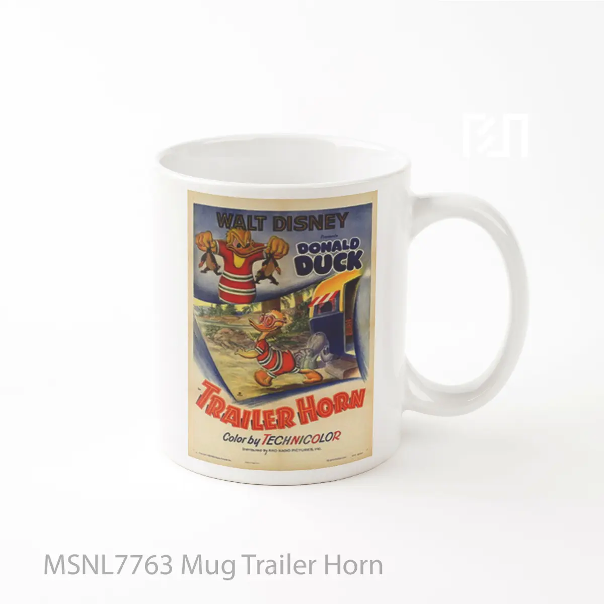 Mug Trailer Horn Gelas Keramik Tema Film MSNL7763