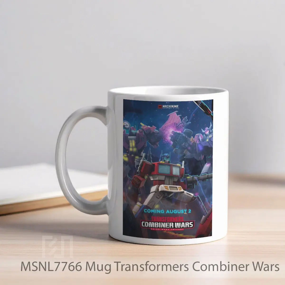 Mug Transformers Combiner Wars Gelas Keramik Tema Film MSNL7766 - Tampak Kiri