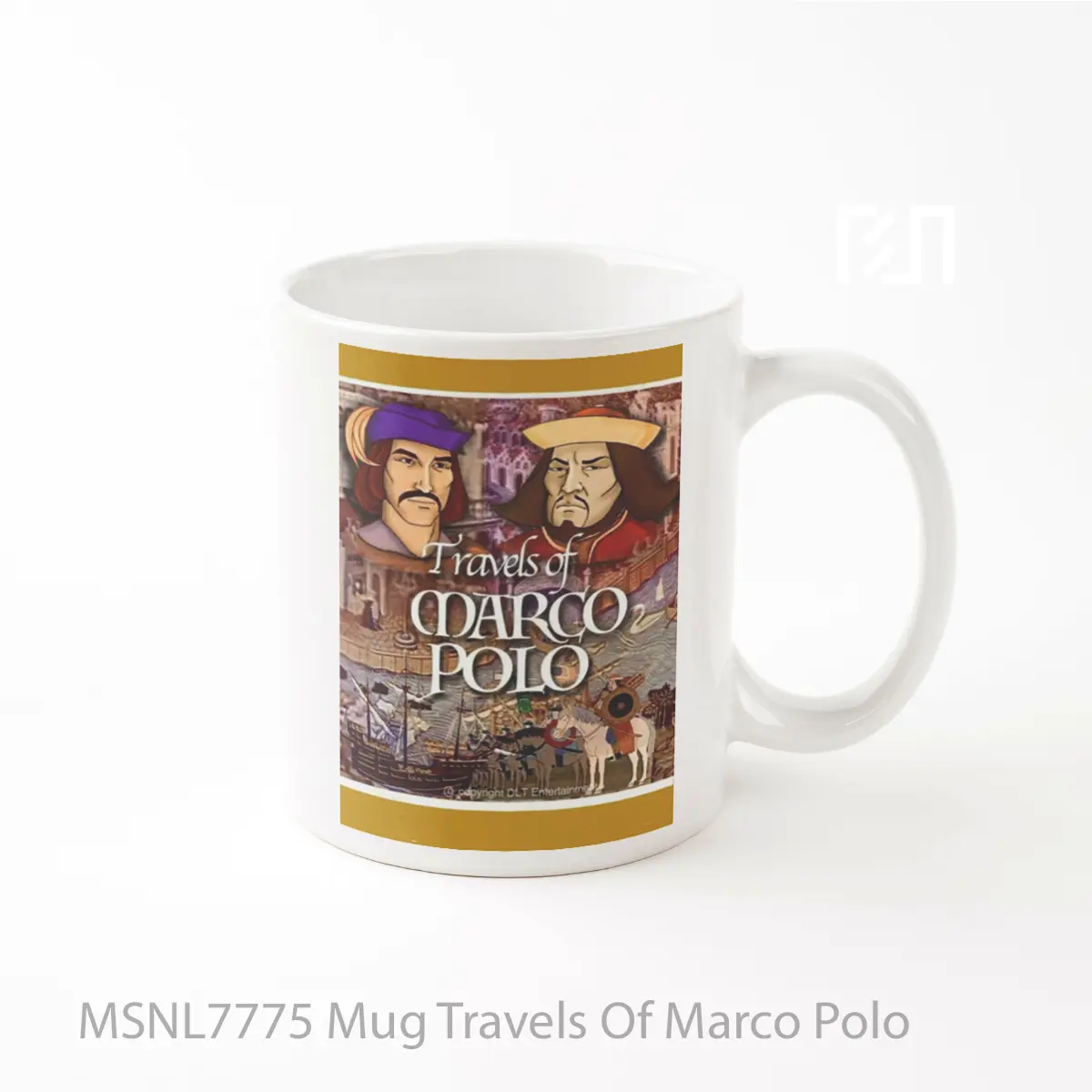 Mug Travels Of Marco Polo Gelas Keramik Tema Film MSNL7775