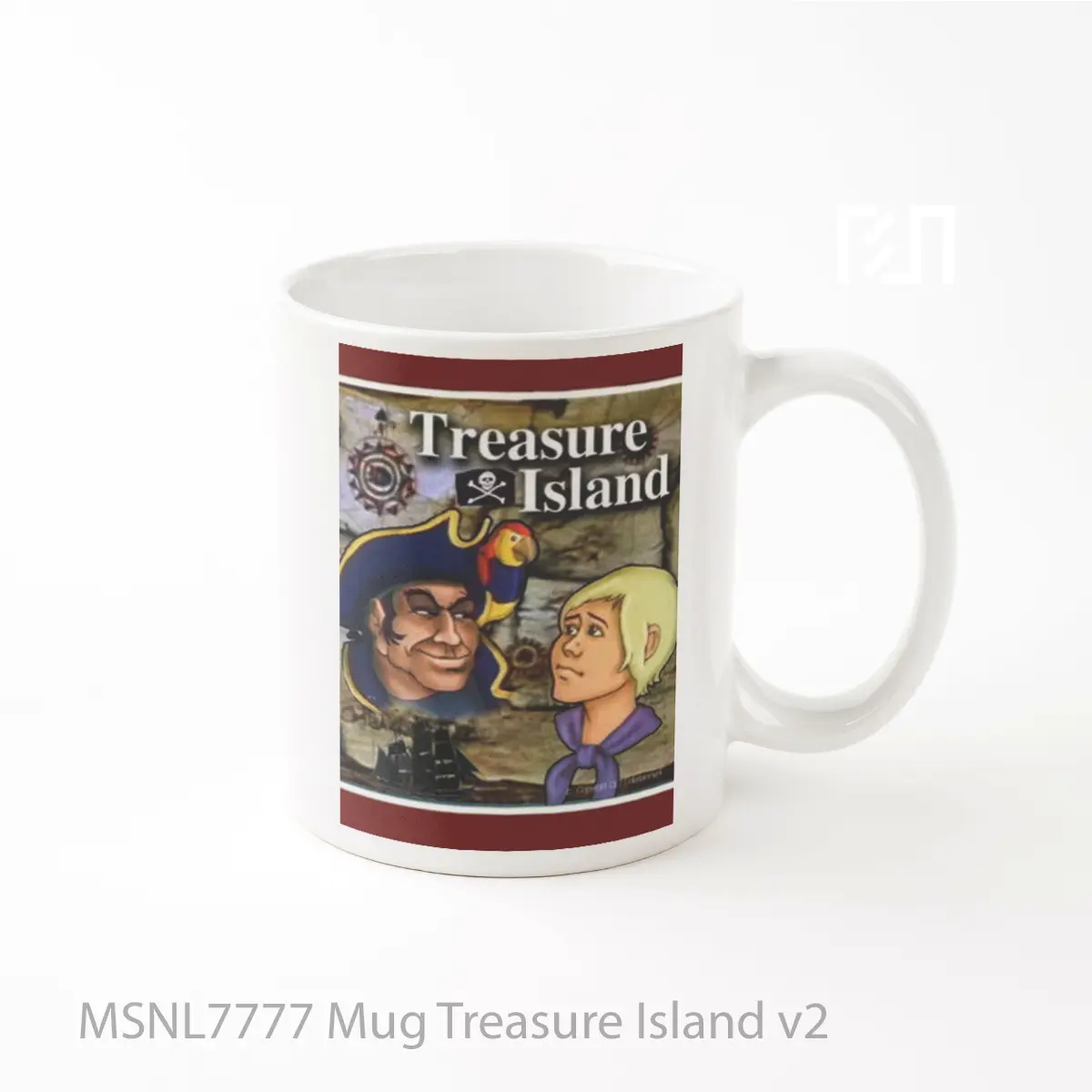 Mug Treasure Island V2 Gelas Keramik Tema Film MSNL7777