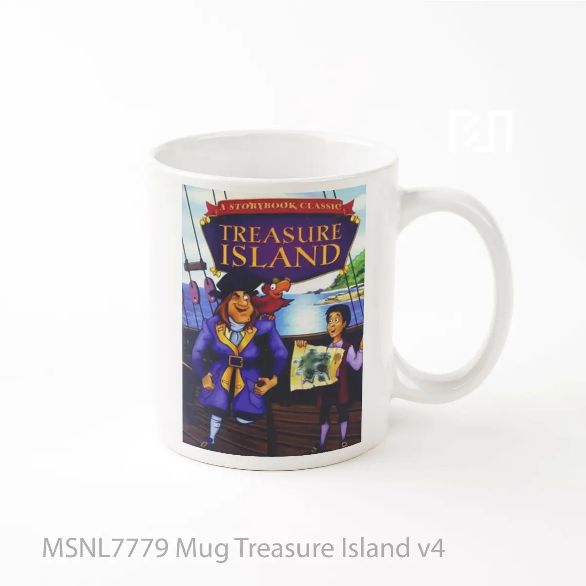 Mug Treasure Island V4 Gelas Keramik Tema Film MSNL7779