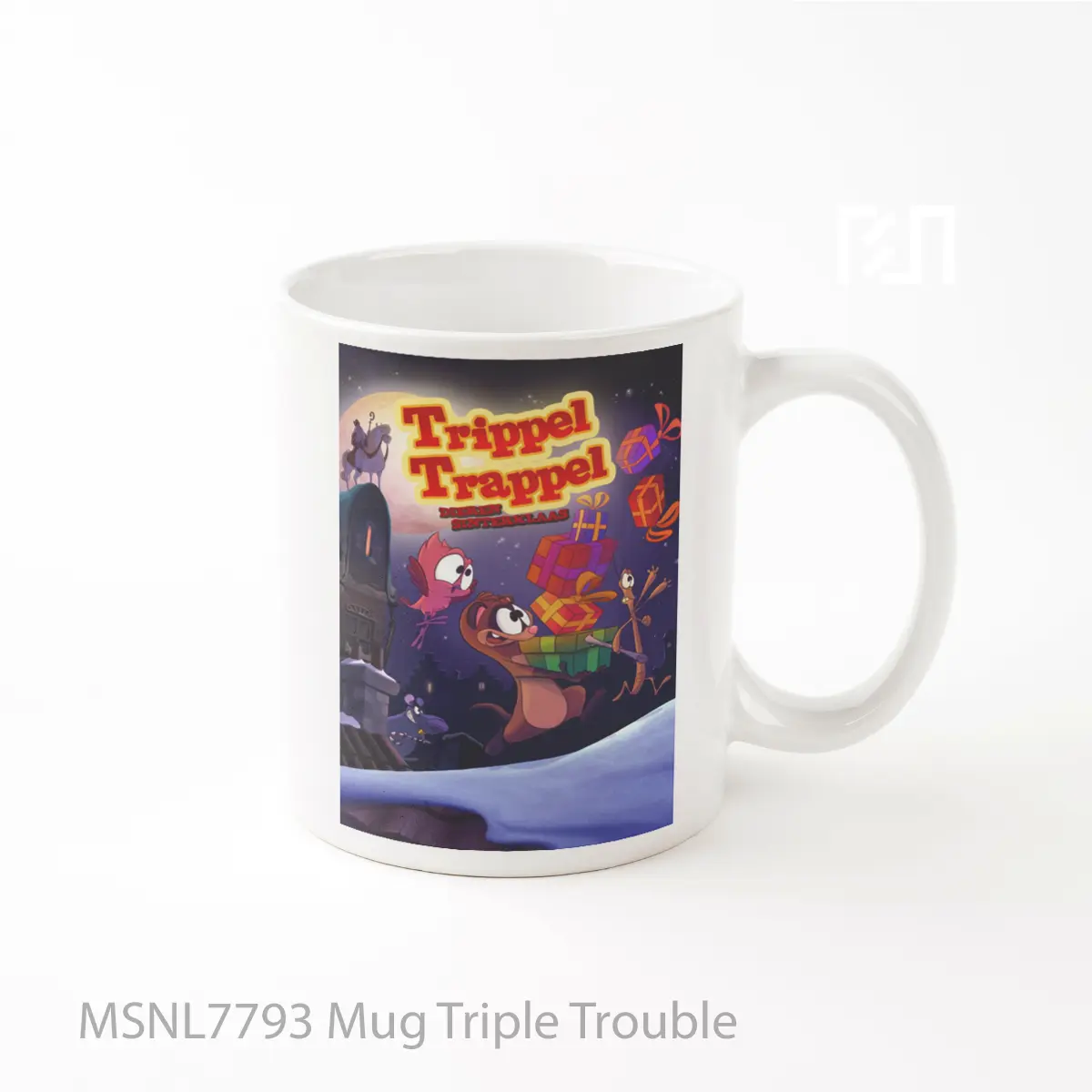Mug Triple Trouble Gelas Keramik Tema Film MSNL7793