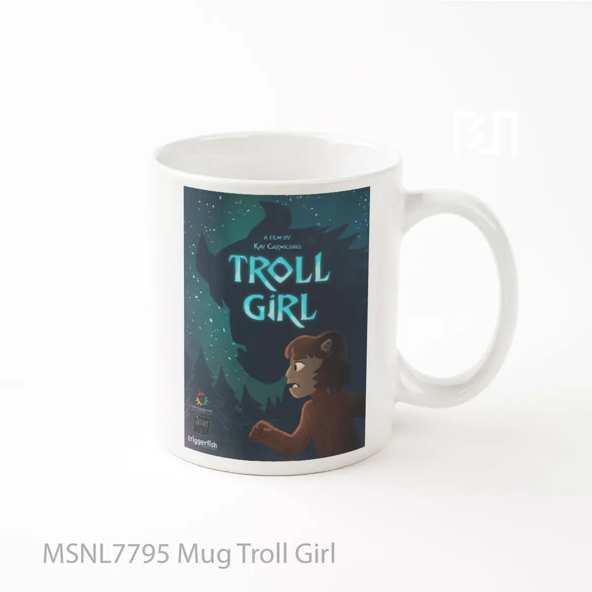 Mug Troll Girl Gelas Keramik Tema Film MSNL7795