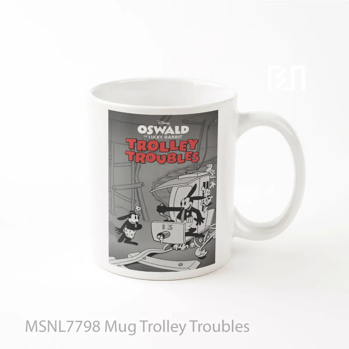 Mug Trolley Troubles Gelas Keramik Tema Film MSNL7798