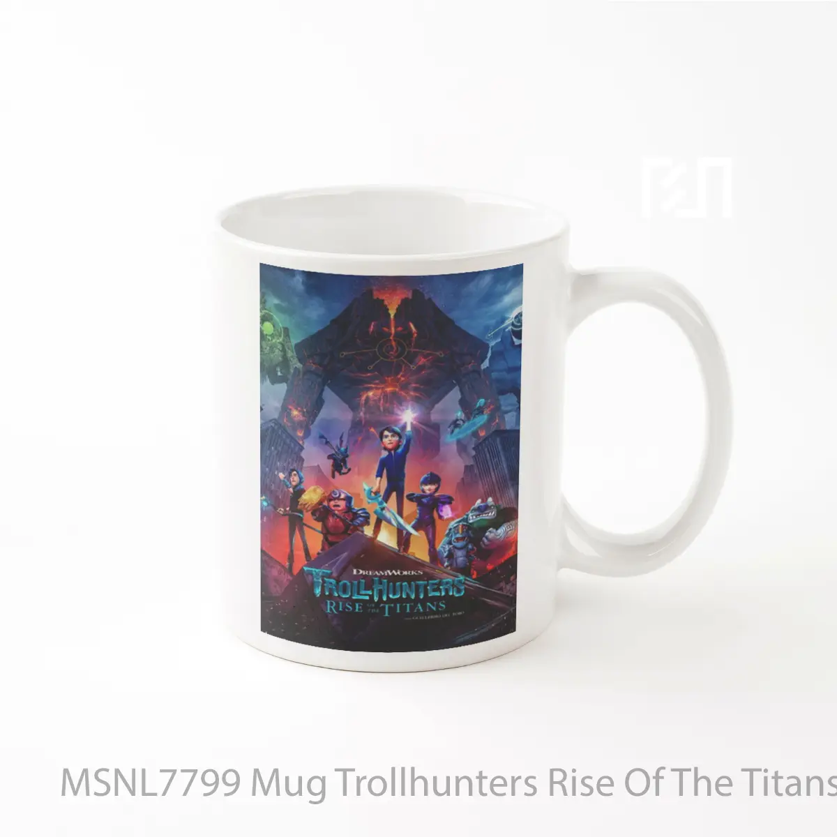 Mug Trollhunters Rise Of The Titans Gelas Keramik Tema Film MSNL7799