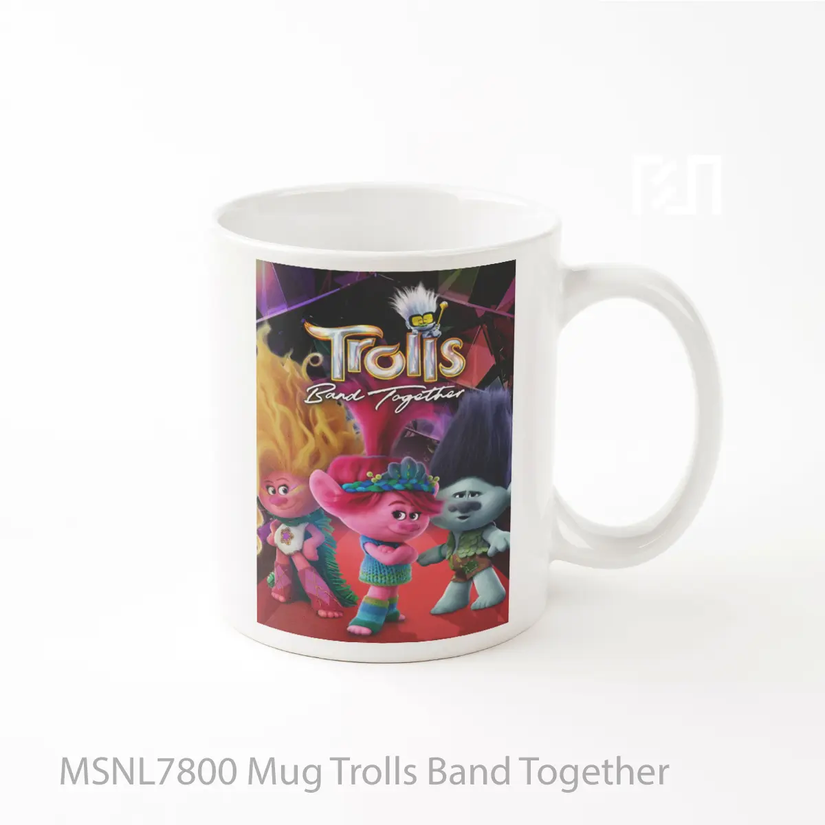 Mug Trolls Band Together Gelas Keramik Tema Film MSNL7800