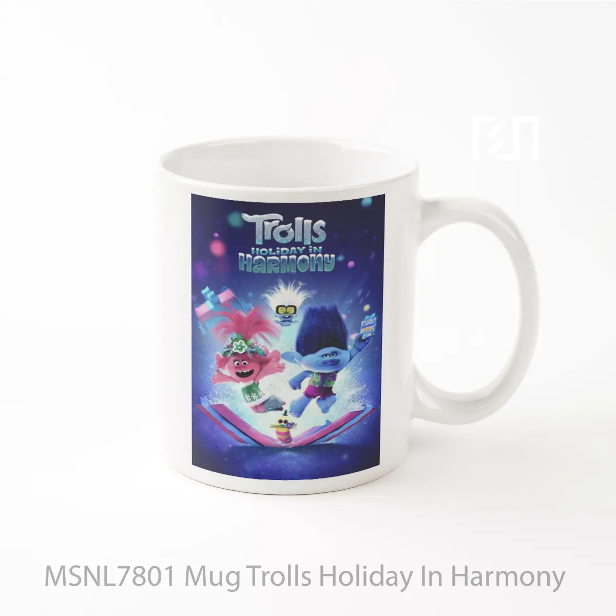 Mug Trolls Holiday In Harmony Gelas Keramik Tema Film MSNL7801