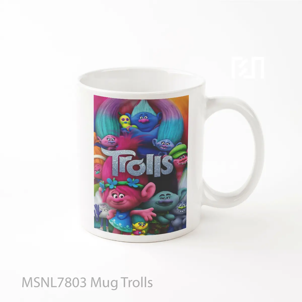 Mug Trolls Gelas Keramik Tema Film MSNL7803