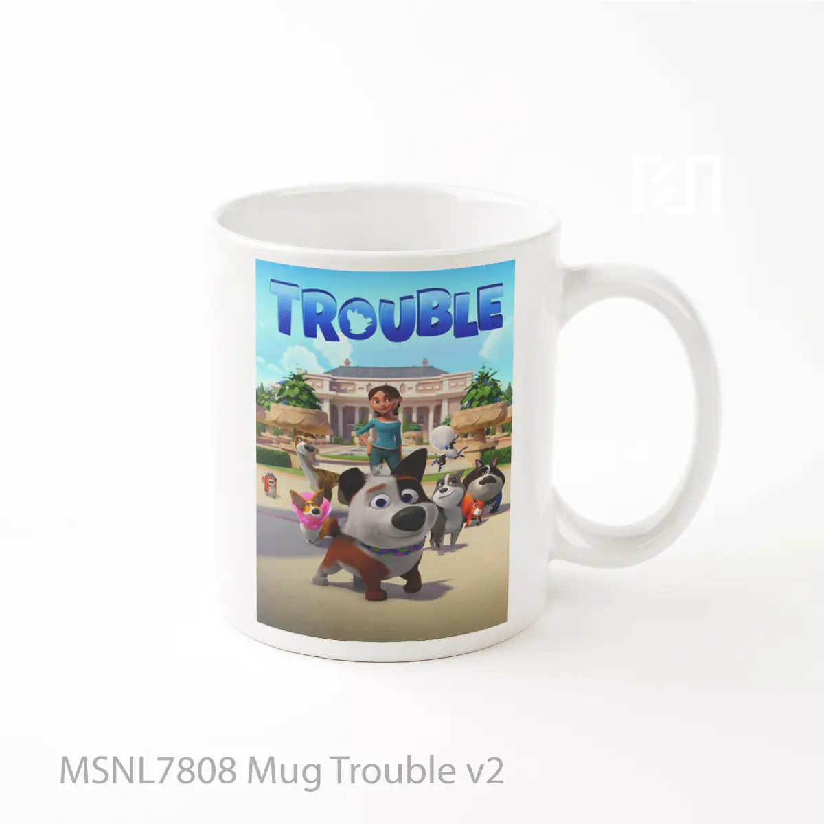 Mug Trouble V2 Gelas Keramik Tema Film MSNL7808