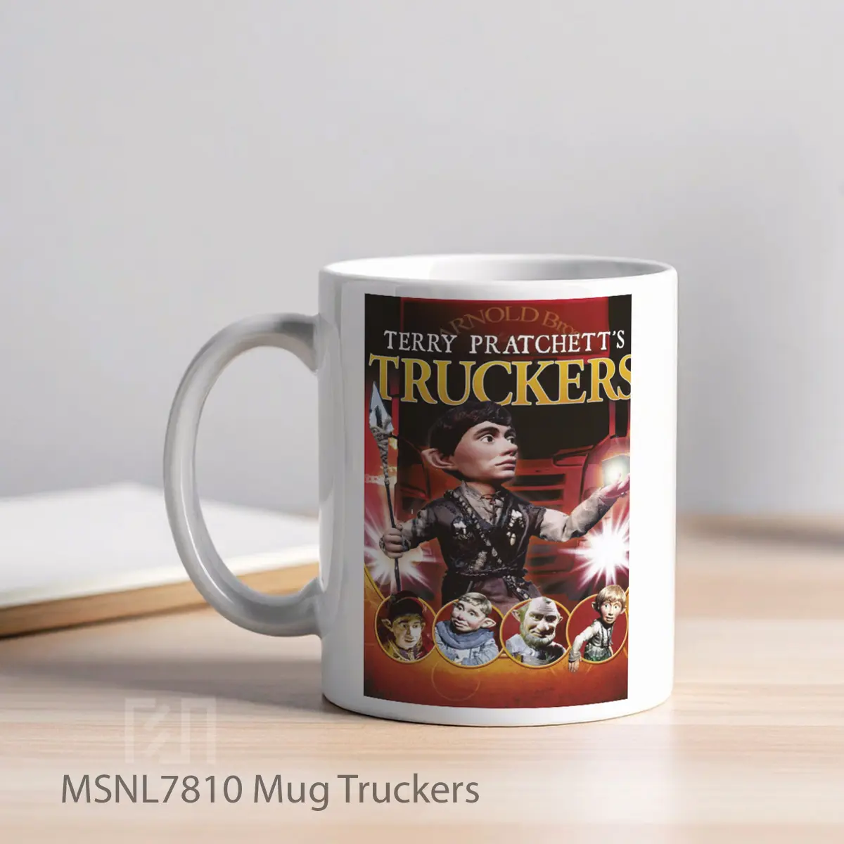 Mug Truckers Gelas Keramik Tema Film MSNL7810 - Tampak Kiri