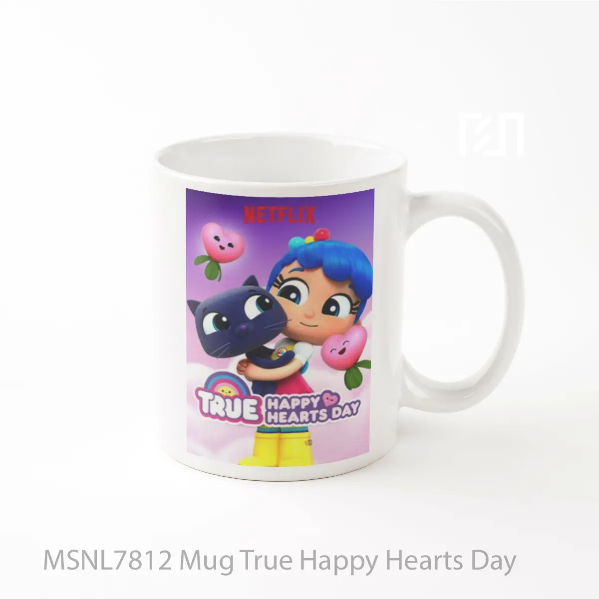 Mug True Happy Hearts Day Gelas Keramik Tema Film MSNL7812