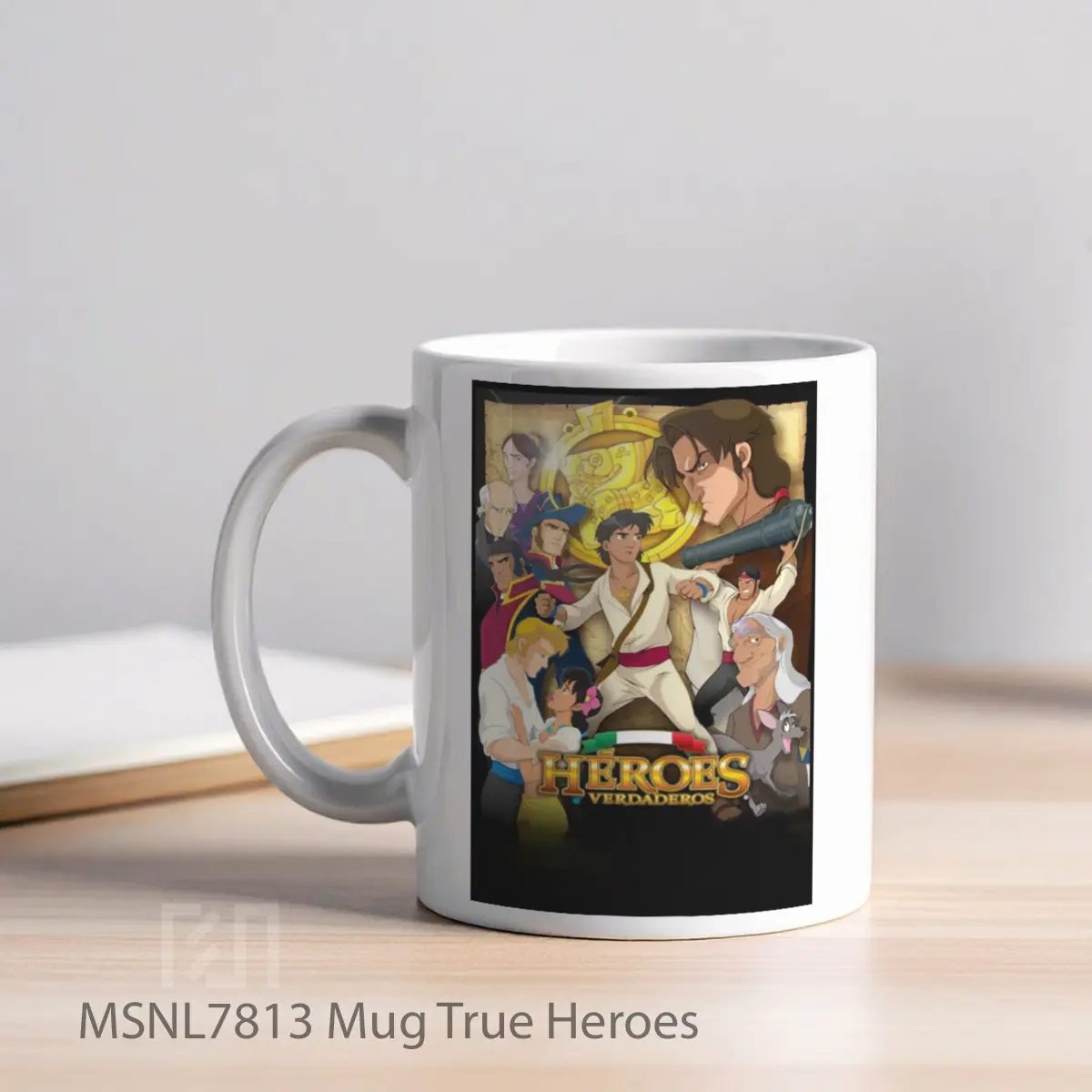 Mug True Heroes Gelas Keramik Tema Film MSNL7813 - Tampak Kiri