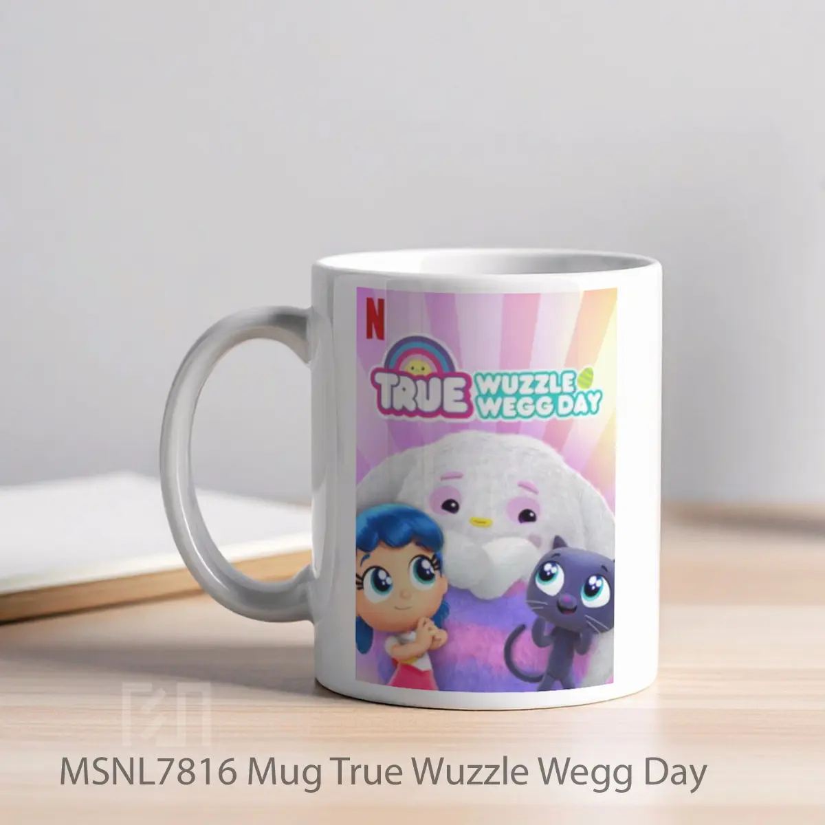 Mug True Wuzzle Wegg Day Gelas Keramik Tema Film MSNL7816 - Tampak Kiri
